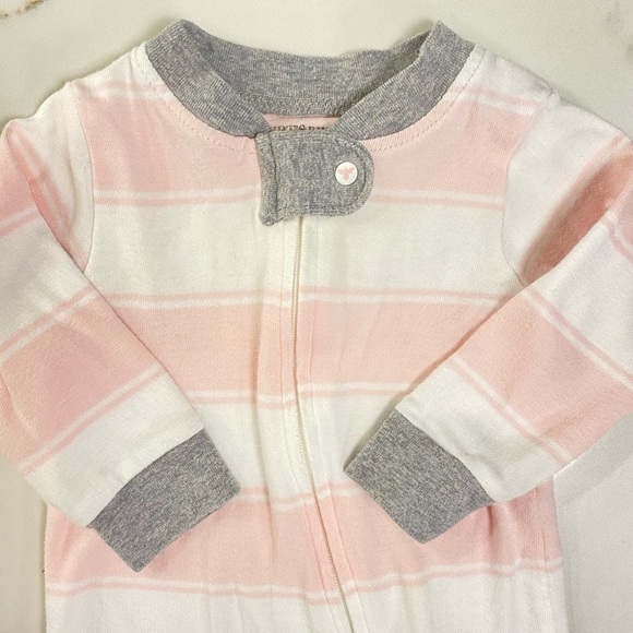 Burt’s Bees Organic Cotton Zippered Footed Sleeper - Picture 2 of 6